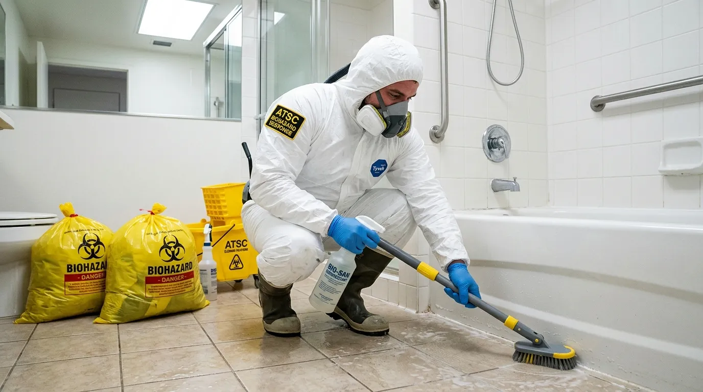 Decontamination equipment deployed for Blood Cleanup in Cumming